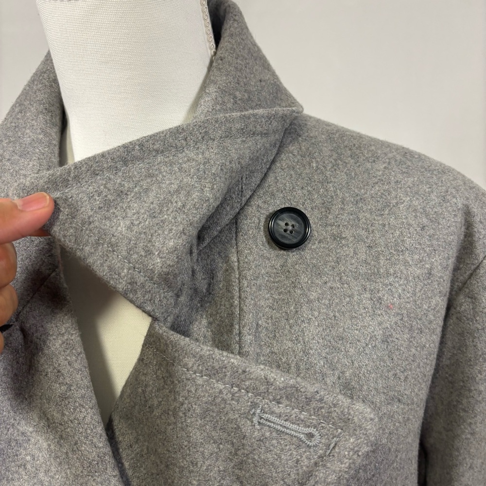 Old Navy Women's Charcoal Pea Coat Size XL - Picture 2 of 6